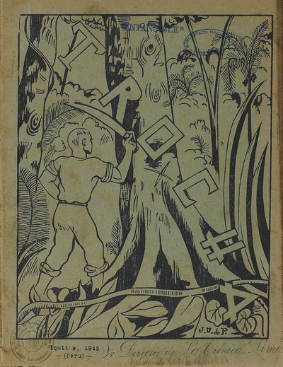 Portada de la revista Trocha [Folha de rosto da revista Trocha]