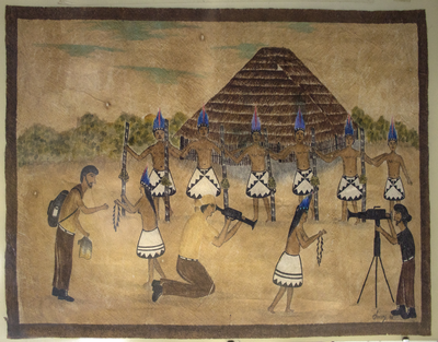 Recibimiento de turista [Recebimento de turista]