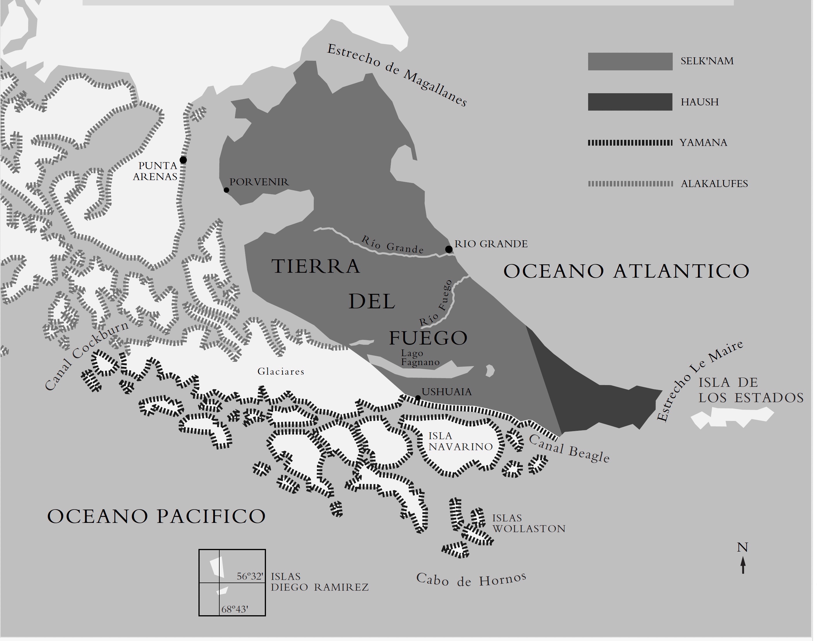 Las etnias de Tierra del Fuego antes de su extinción