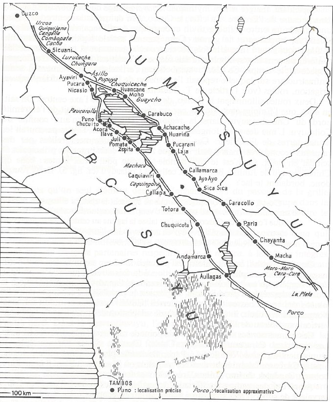 INCA ROADS AND TAMBOS in the 16th CENTURY