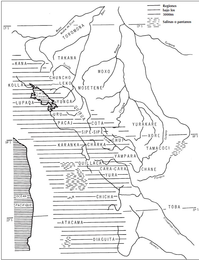 THE EASTERN BORDERS OF THE QULLASUYU - SOUTHERN DISTRICT OF THE INCA STATE - 16th CENTURY