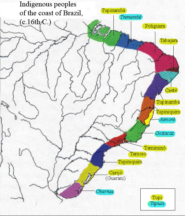 Indigenous peoples of the coast of Brazil, (c. 16th C.)