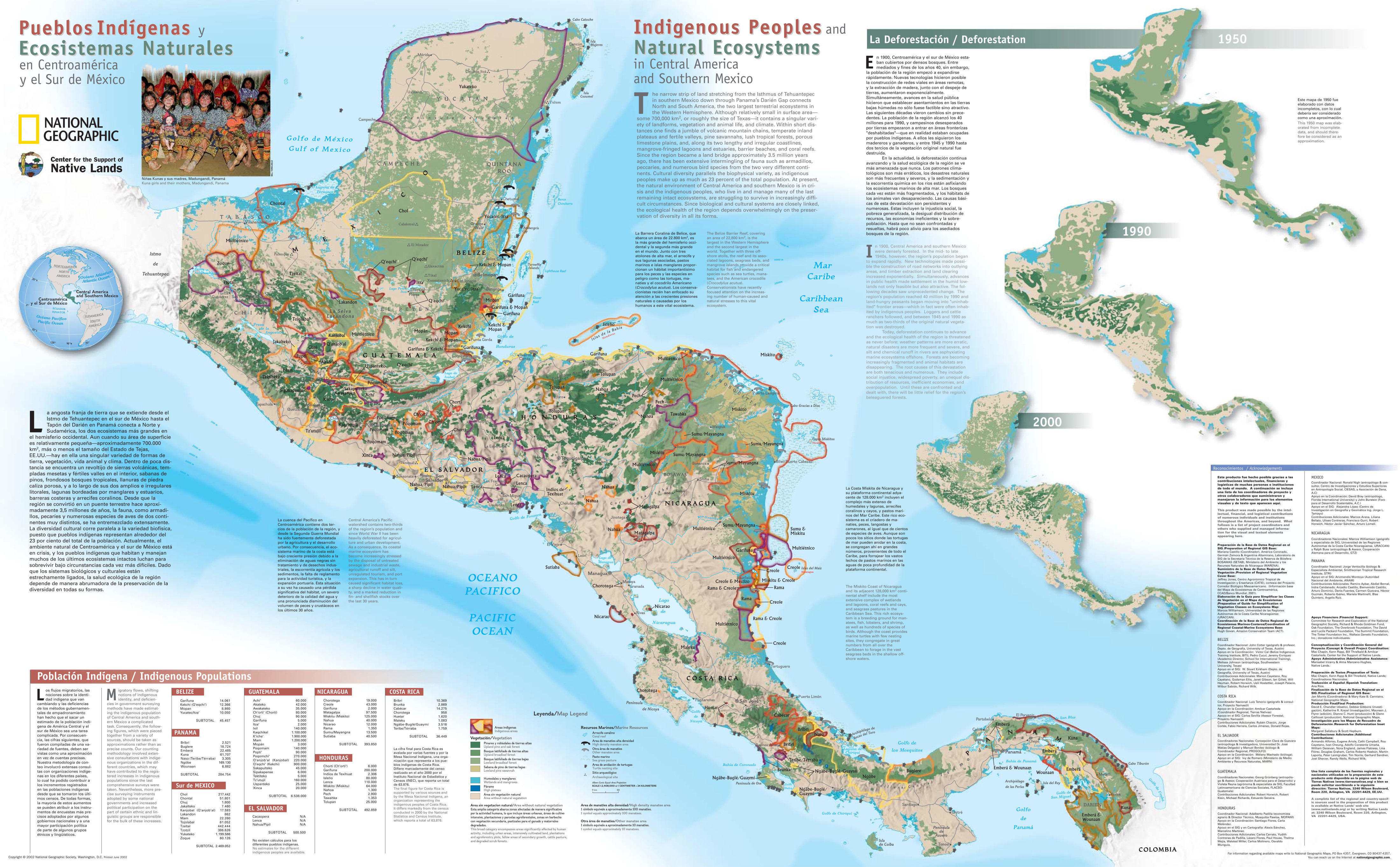 Pueblos Indígenas y Ecosistemas Naturales en Centroamérica y el Sur de México