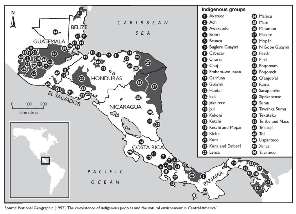 The coexistence of indigenous peoples and the natural environment in Central America