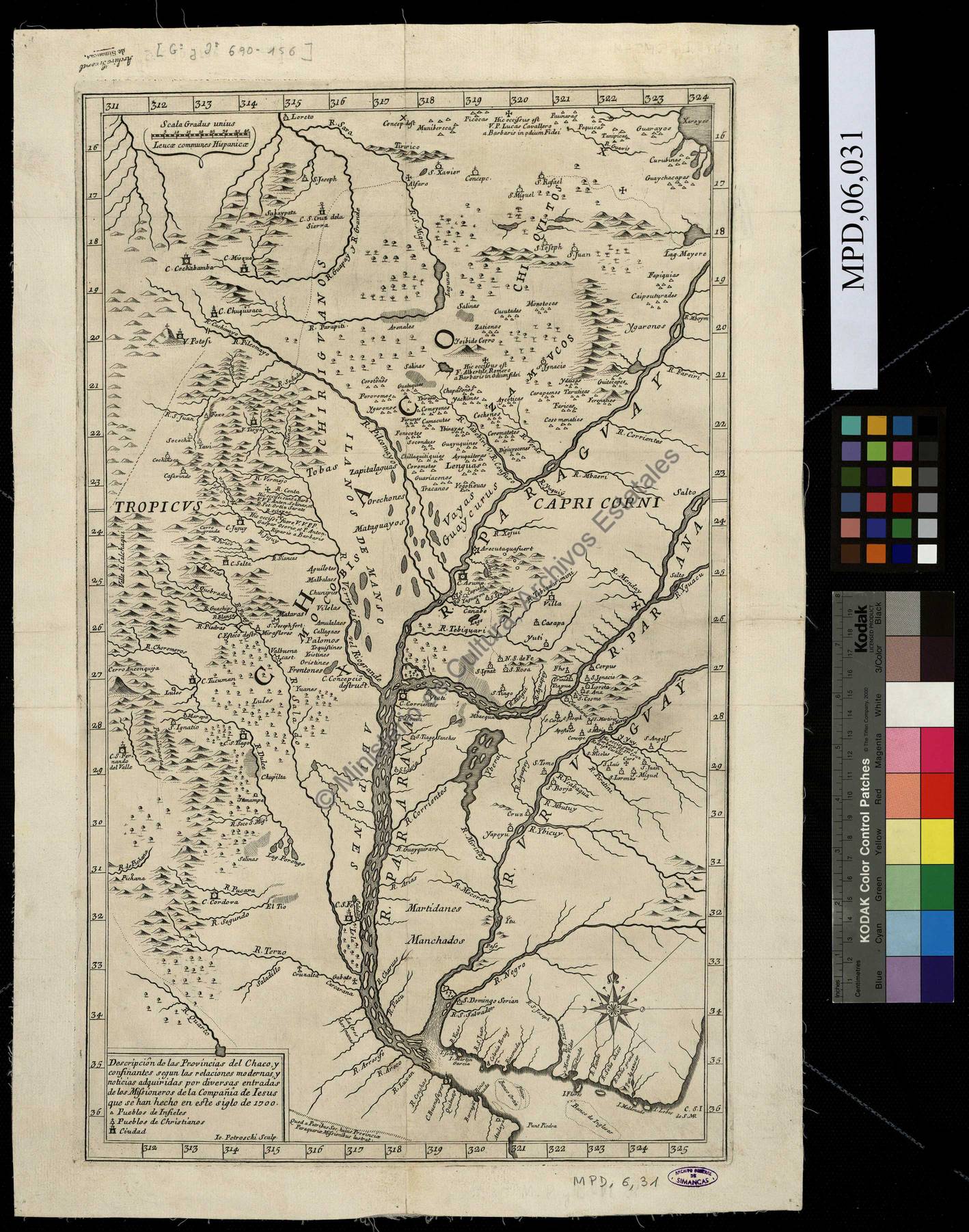 Descripción de las provincias del Chaco y confinantes según las relaciones modernas y noticias adquiridas por diversas entradas de los misioneros de la Compañía de Jesús que se han hecho en este siglo de 1700