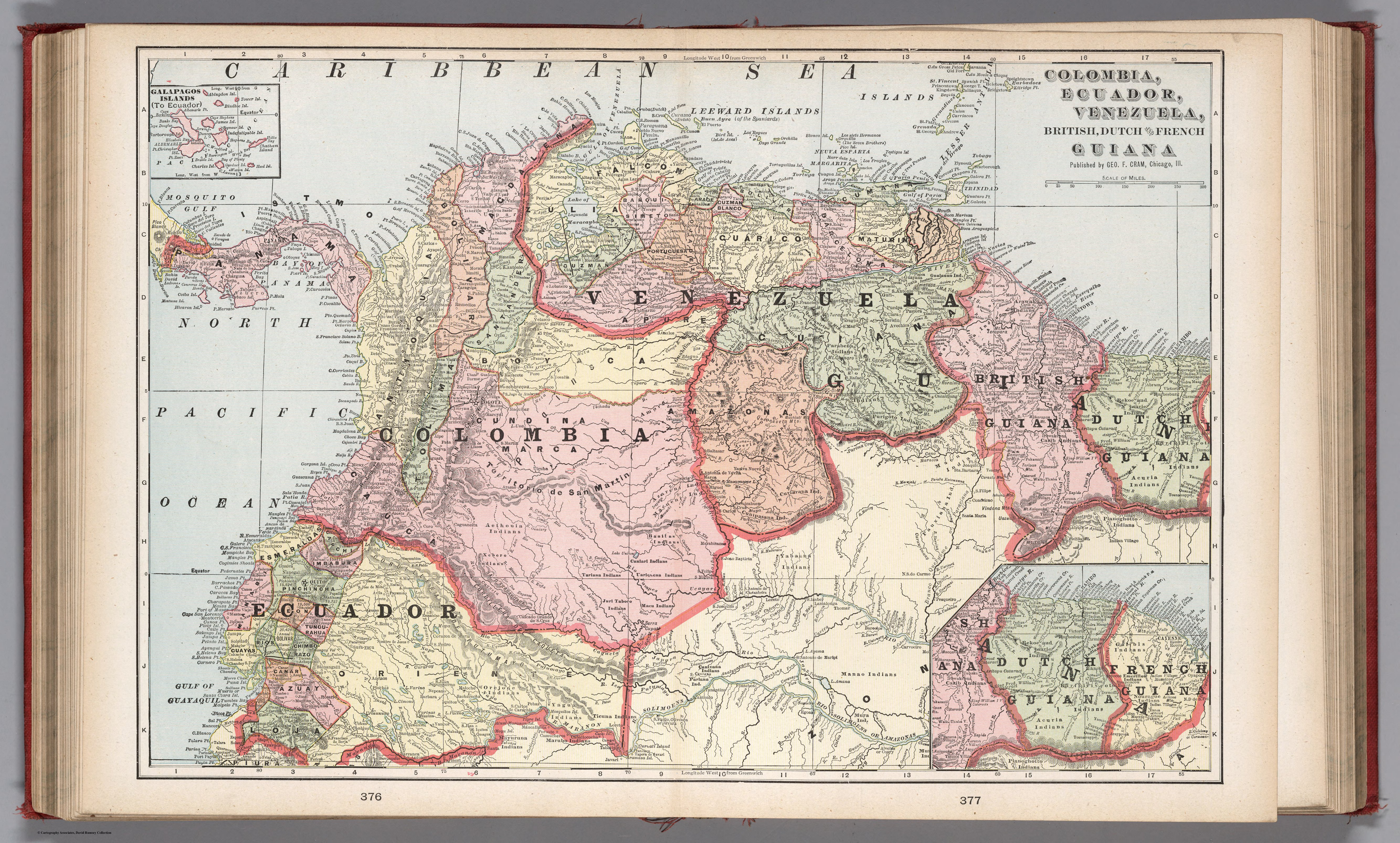 COLUMBIA;ECUADOR;VENEZUELA;BRITISH DUTCH AND FRENCH GUIANA