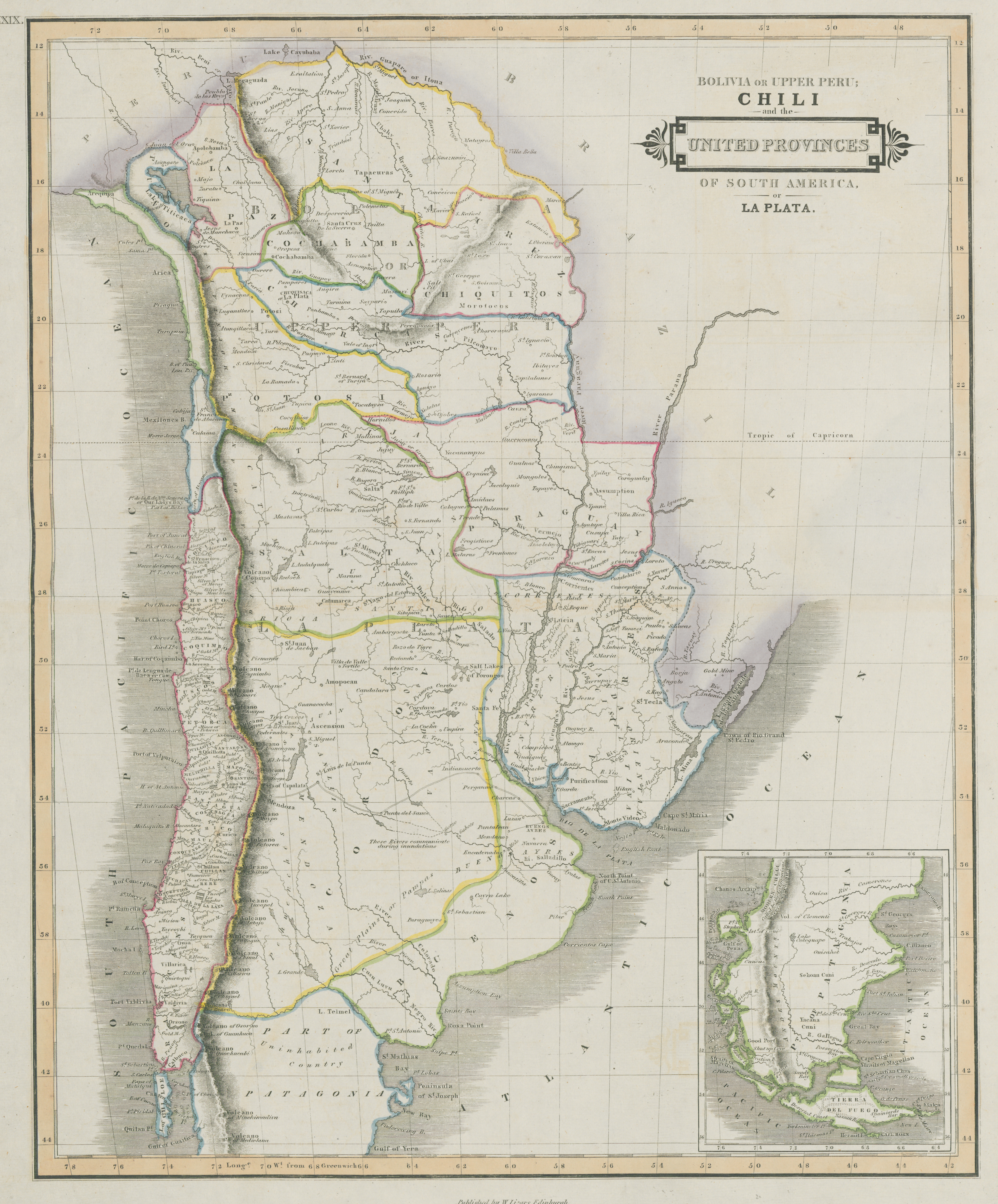 Bolivia Or Upper Peru;Chili and the United Provinces Of South America, or La Plata