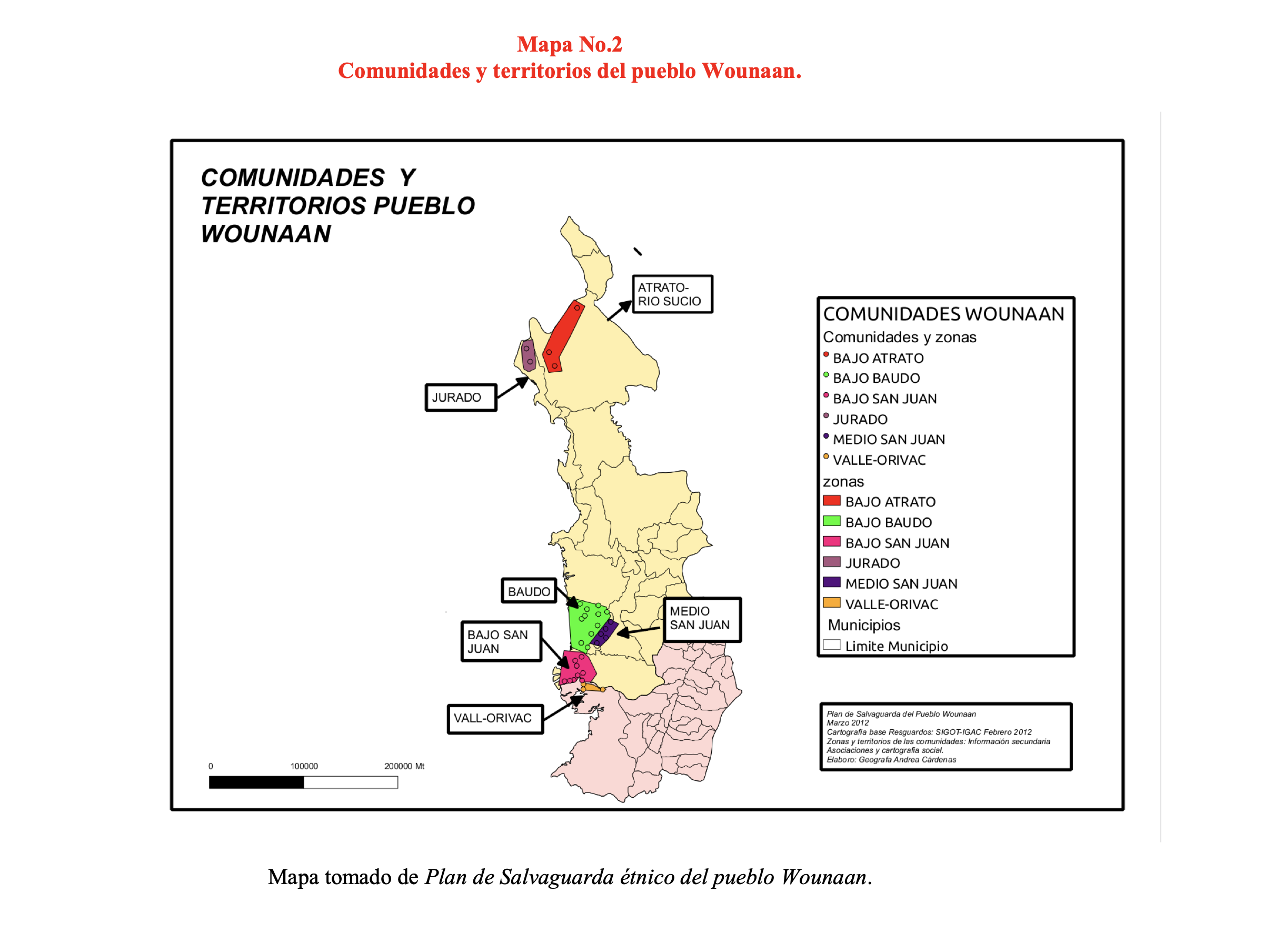 COMUNIDADES Y TERRITORIOS DEL PUEBLO WOUNAAN