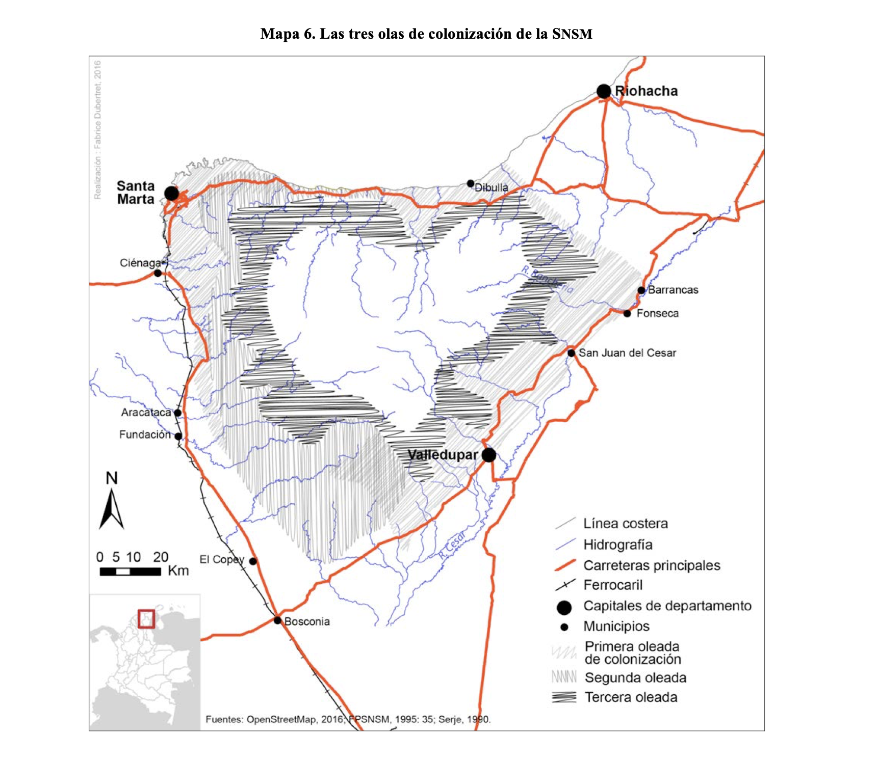 LAS TRES OLAS DE COLONIZACION DE LA SNSM