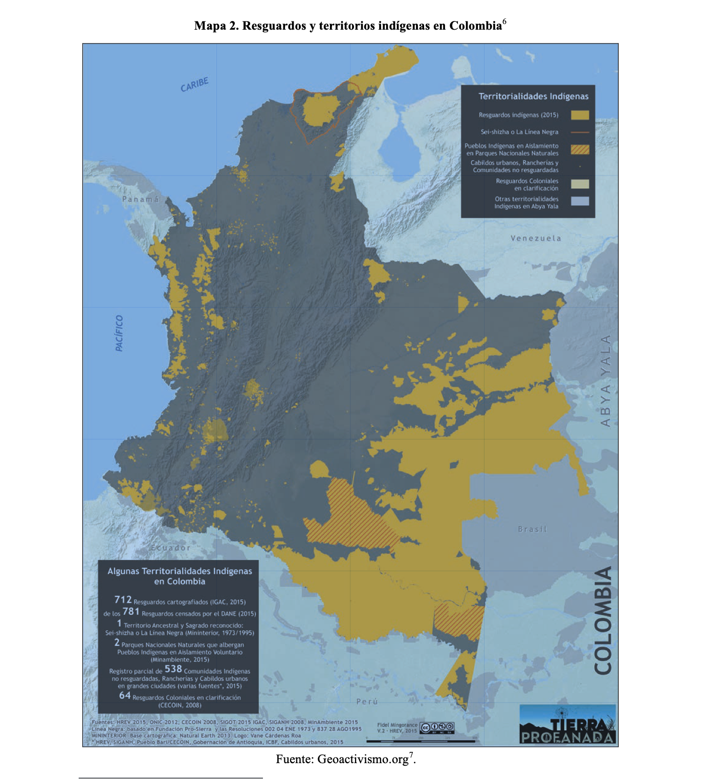 RESGUARDOS Y TERRITORIOS INDIGENAS EN COLOMBIA