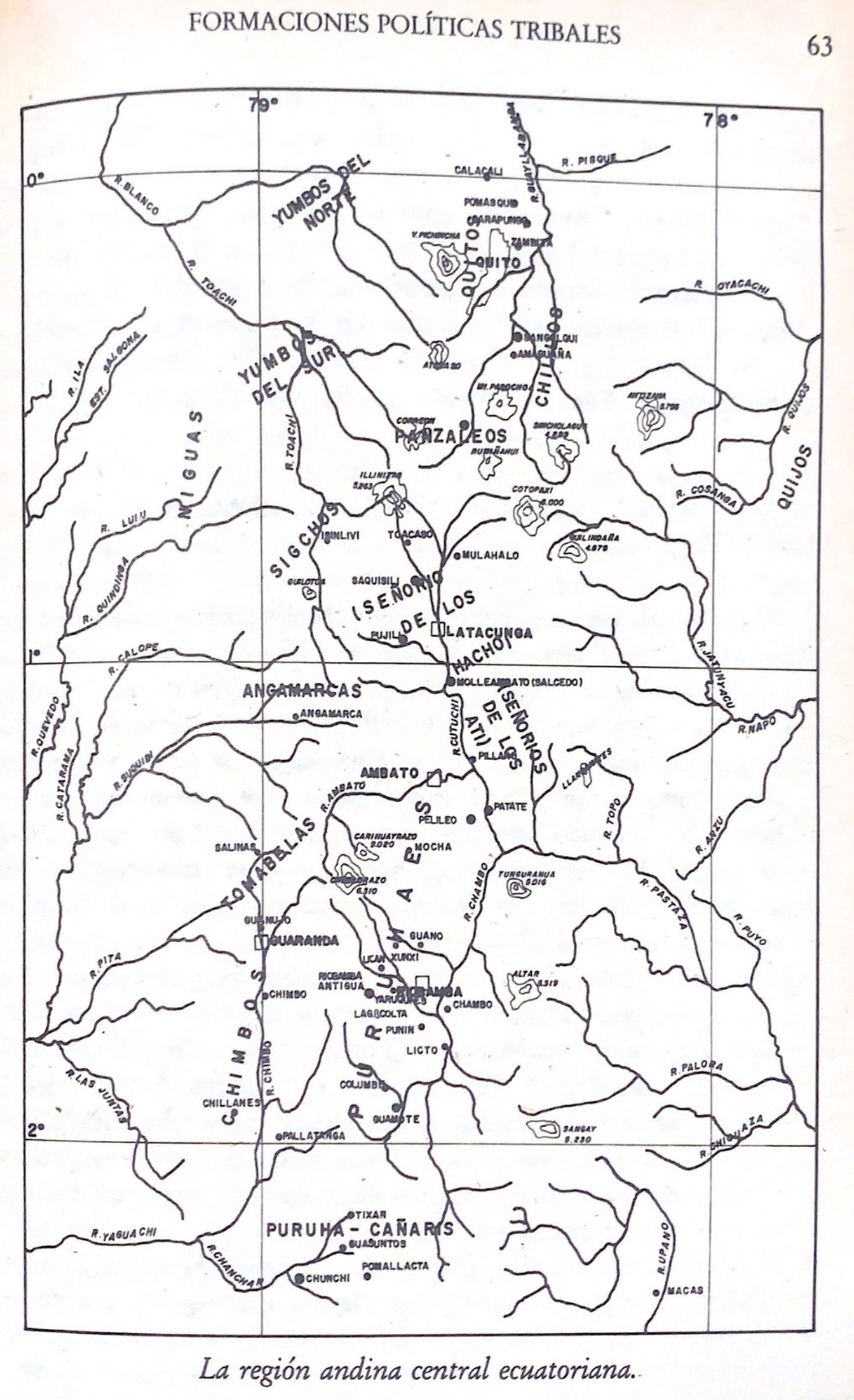 La región andina central ecuatoriana