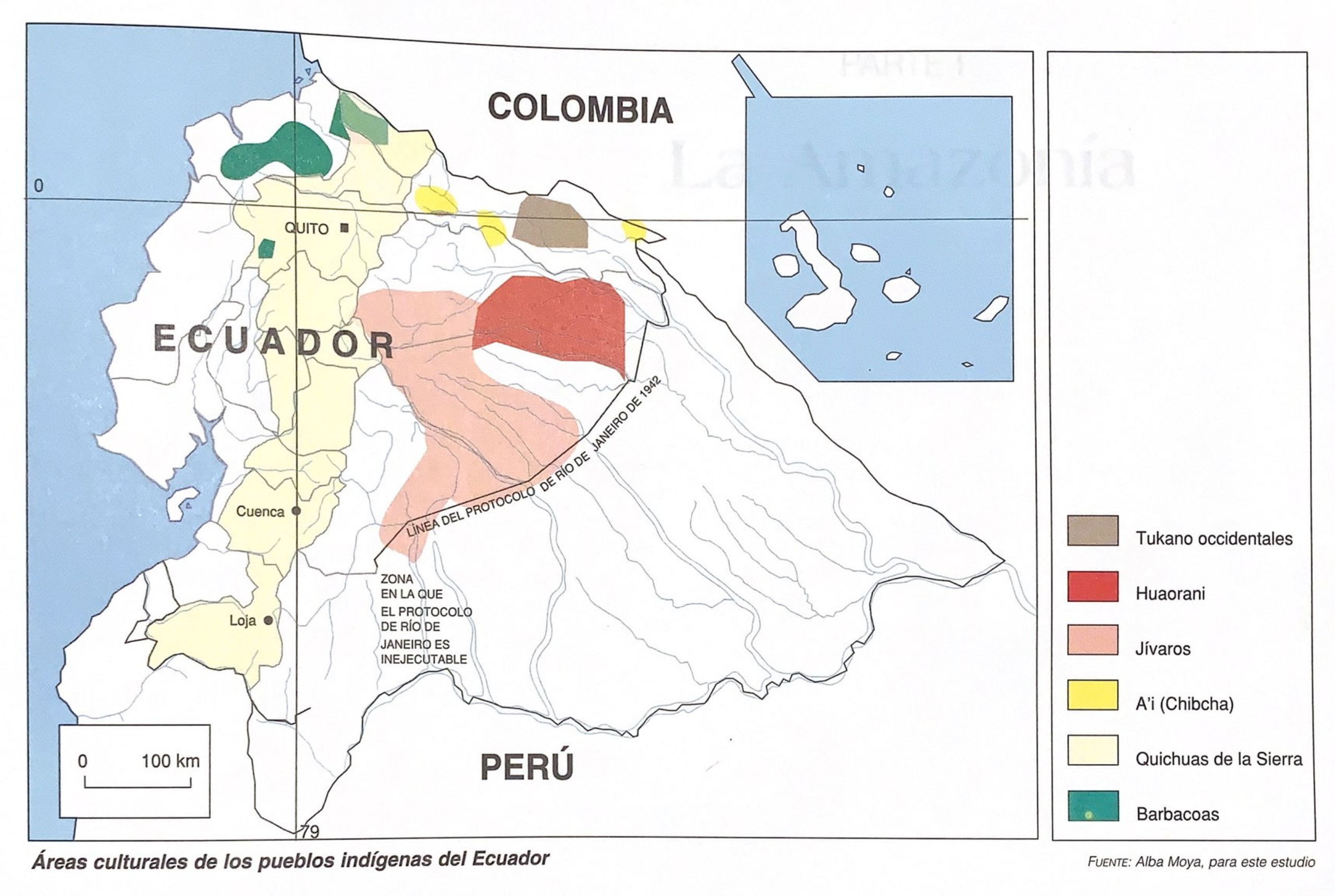 Areas culturales de los pueblos indígenas del Ecuador