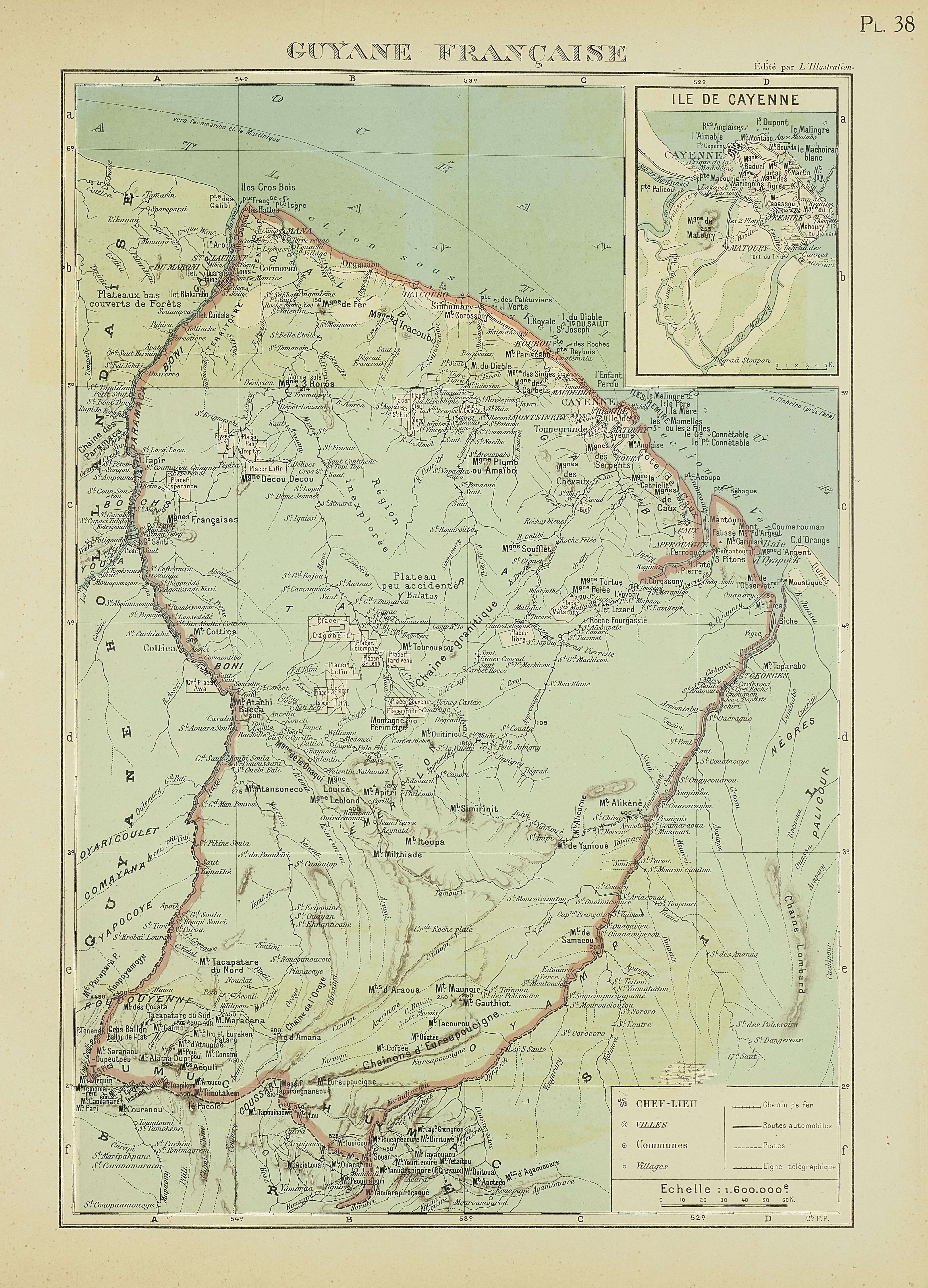 PL 38: Guyane française.