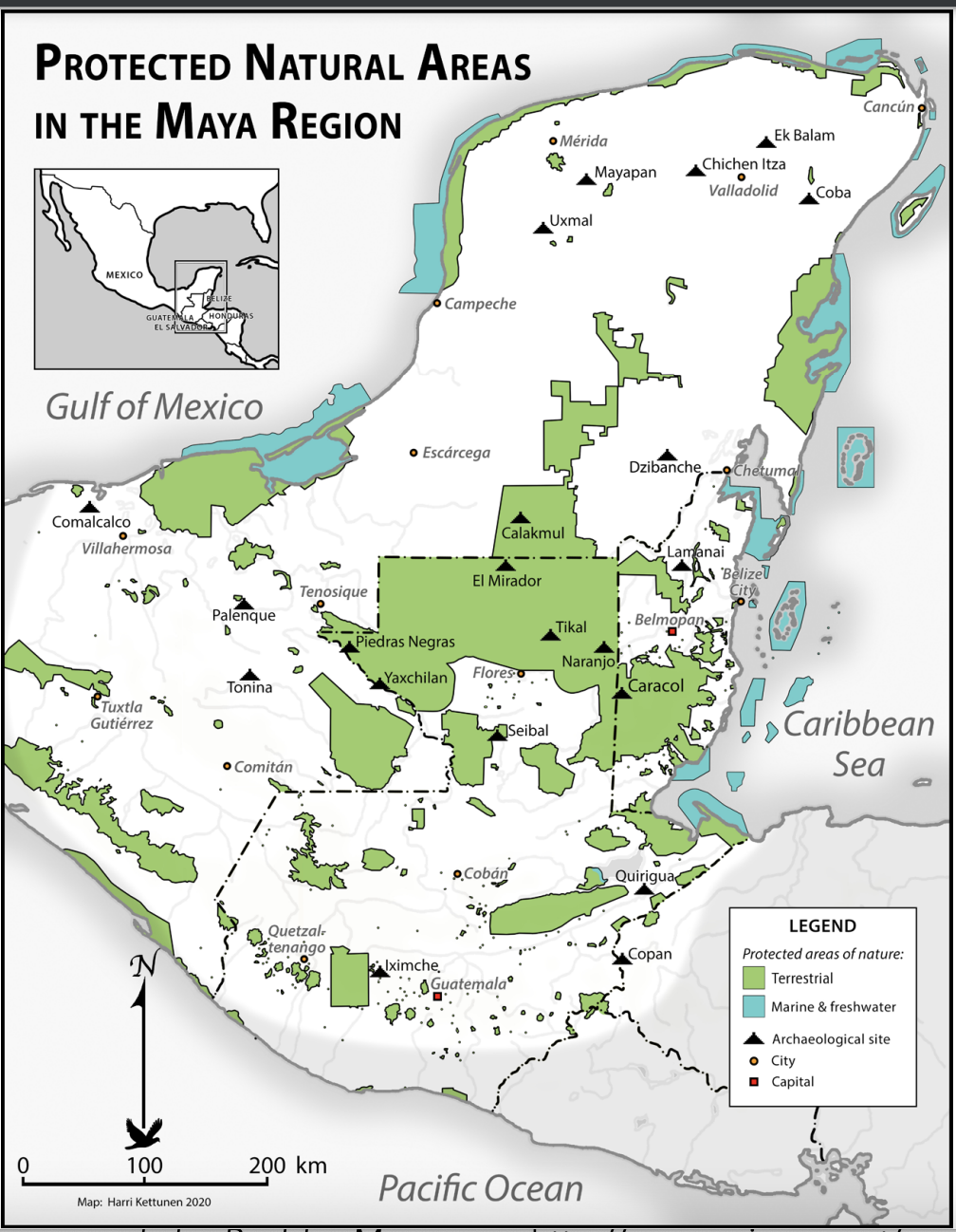 Protected Natural Areas in the Maya Region