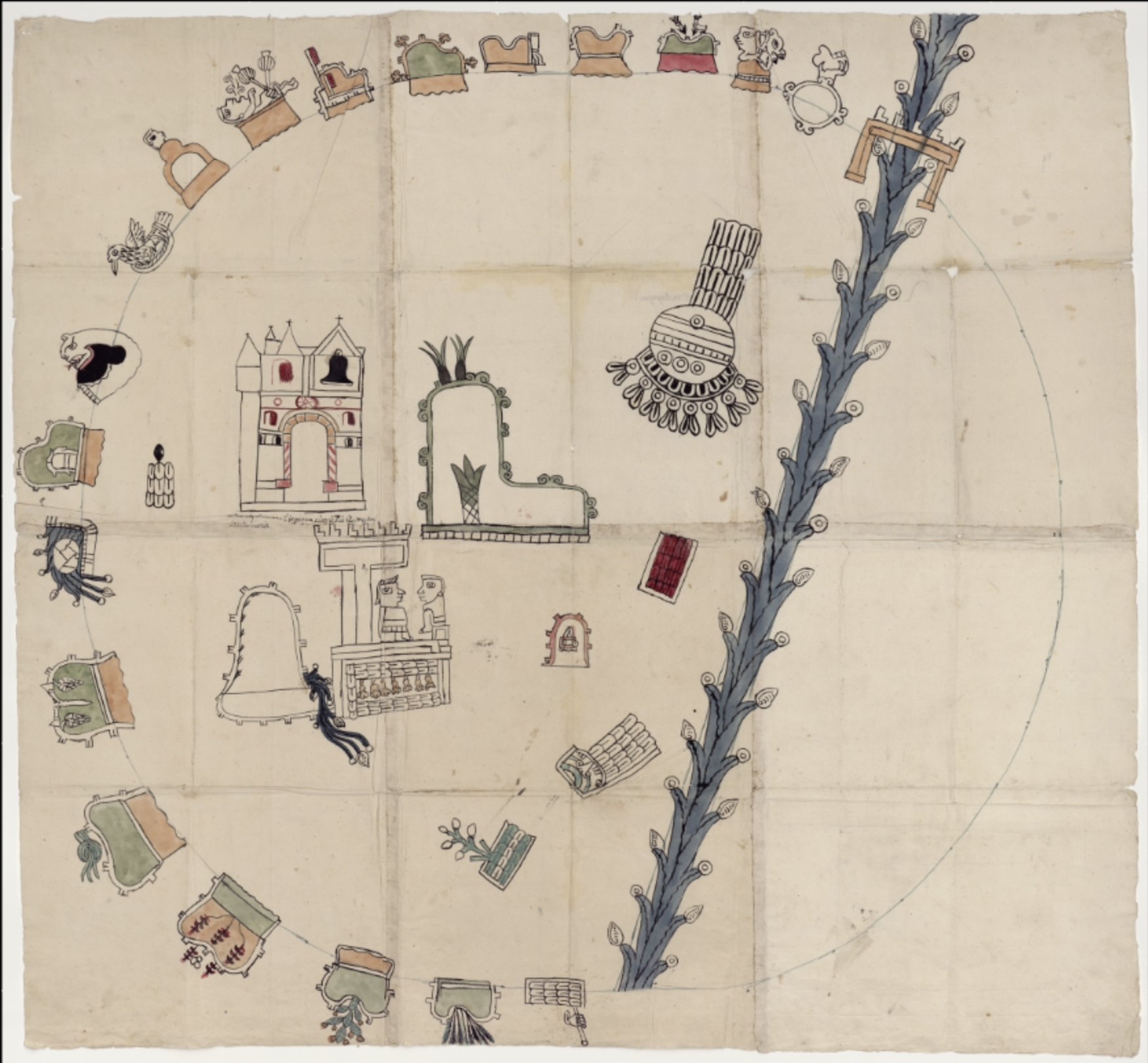 MAPA DE LA RELACION GEOGRÁFICA DE AMOLTEPEC