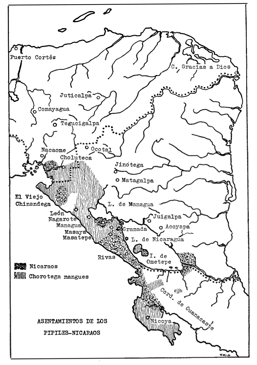 Asentamientos de los Pipiles-Nicaraos