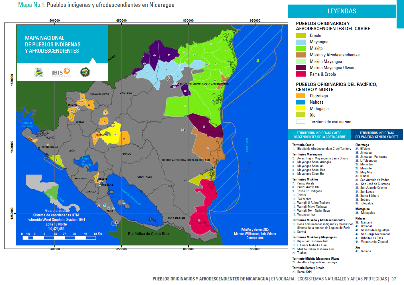 Mapa Nacional de Pueblos Indígenas y Afrodescendientes