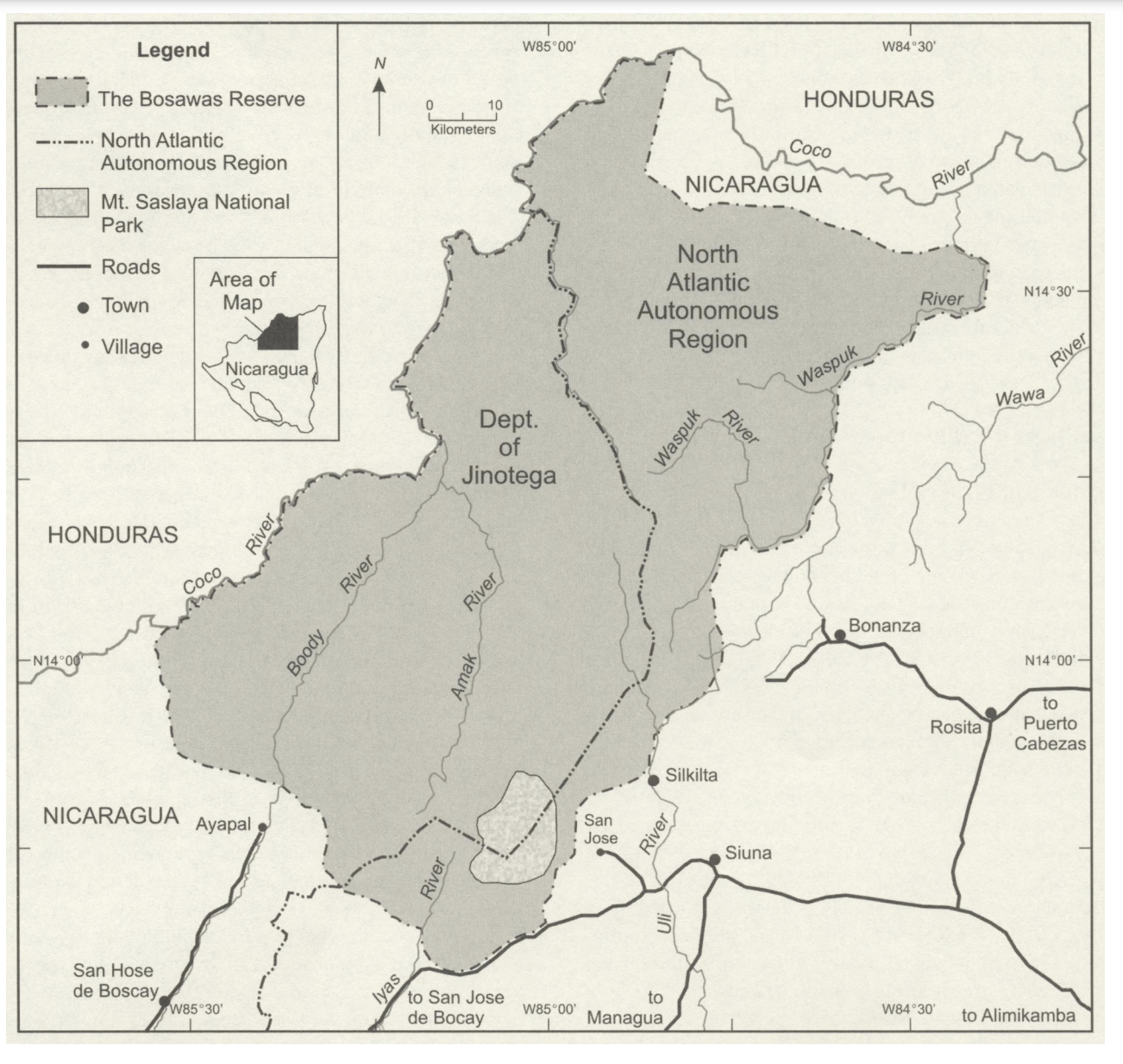 The Bosawas Reserve;North-Central Nicaragua