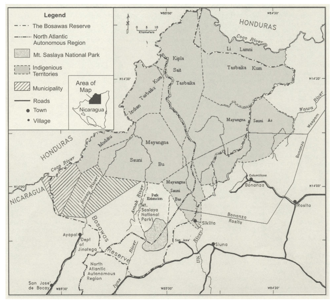 The Bosawa Reserve and Indigenous Territories;Nicaragua.