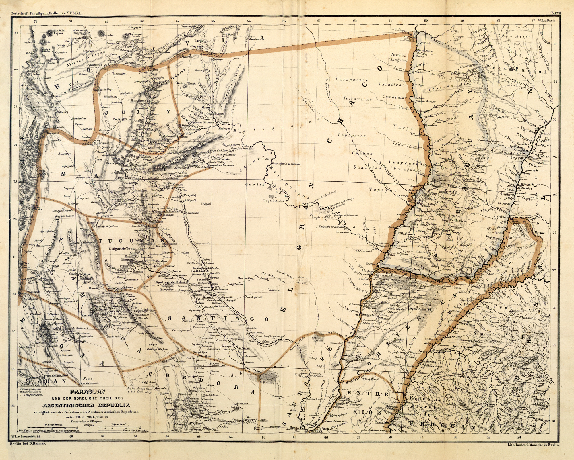 PARAGUAY UND DER NÖRDLICHE THEIL DER ARGENTINISCHEN REPUBLIK