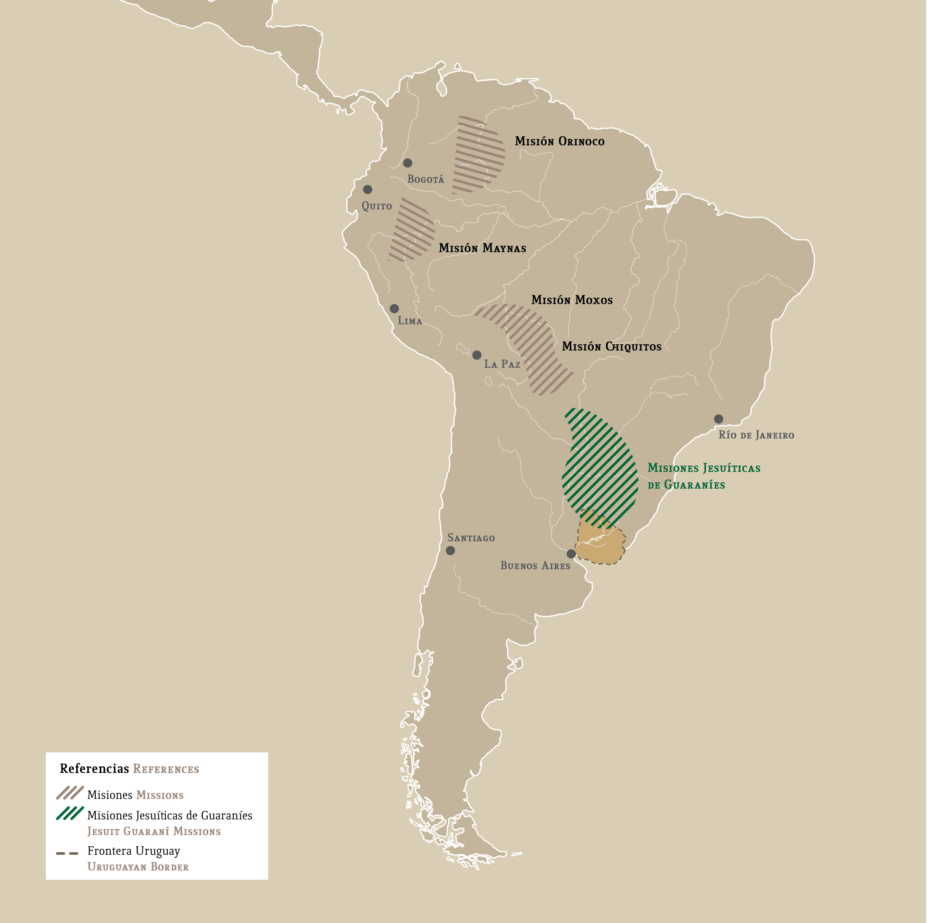 Las Misiones en América del Sur