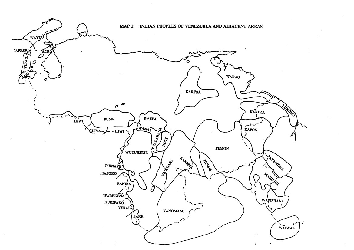 INDIAN PEOPLES OF VENEZUELA AND ADJACENT AREAS