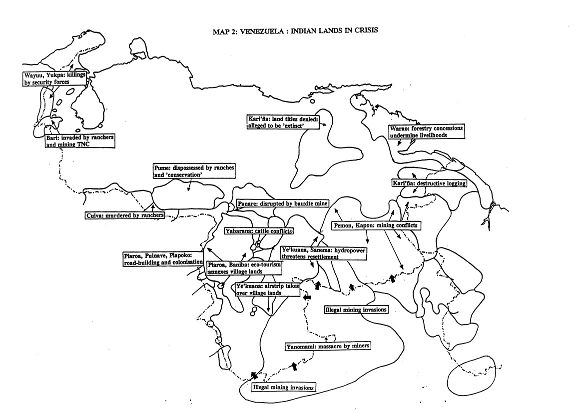 VENEZUELA: INDIAN LANDS IN CRISIS