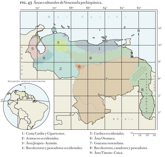 Áreas culturales de Venezuela prehispánica