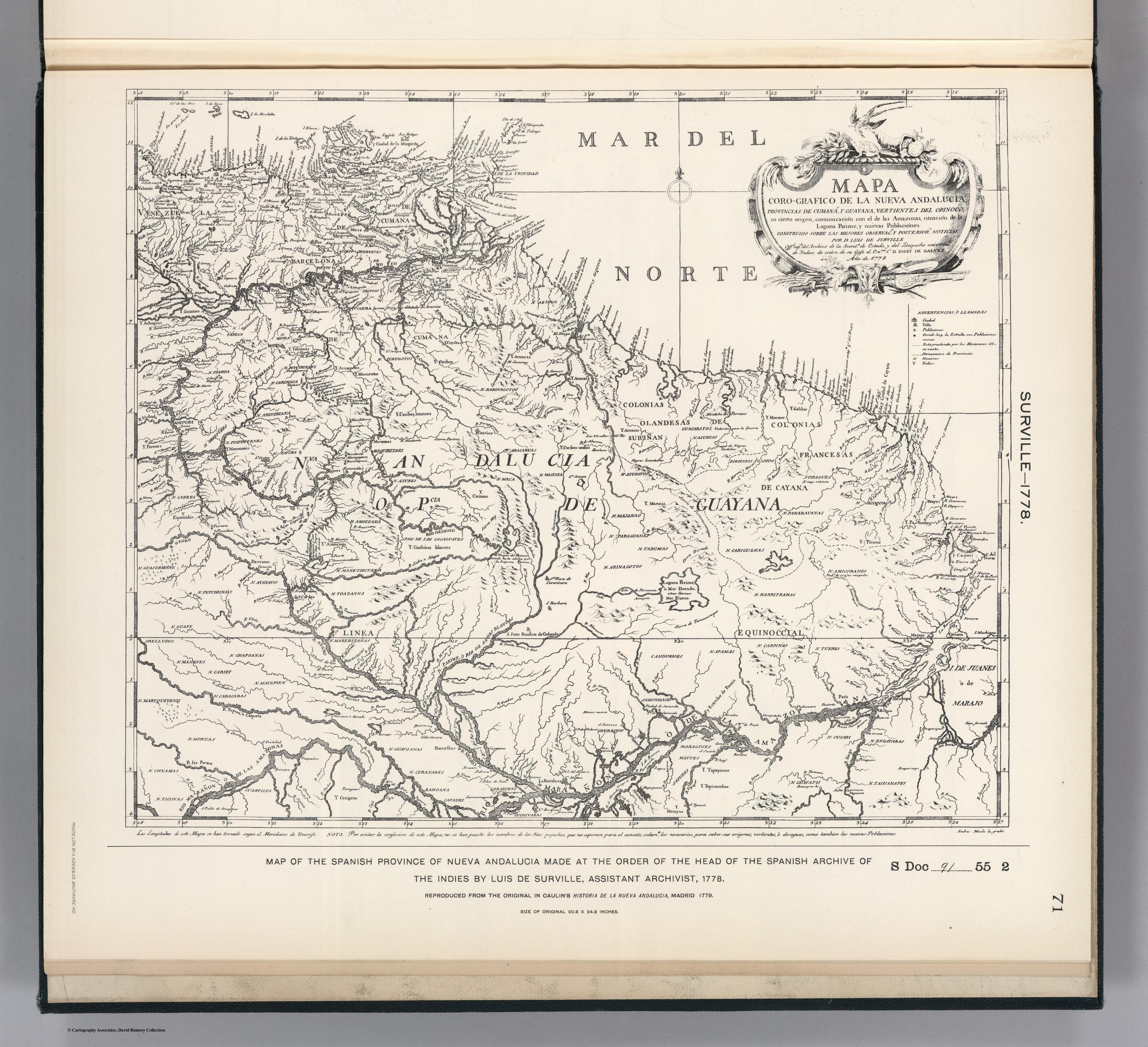 MAPA CORO-GRÁFICO DE LA NUEVA ANDALUCIA