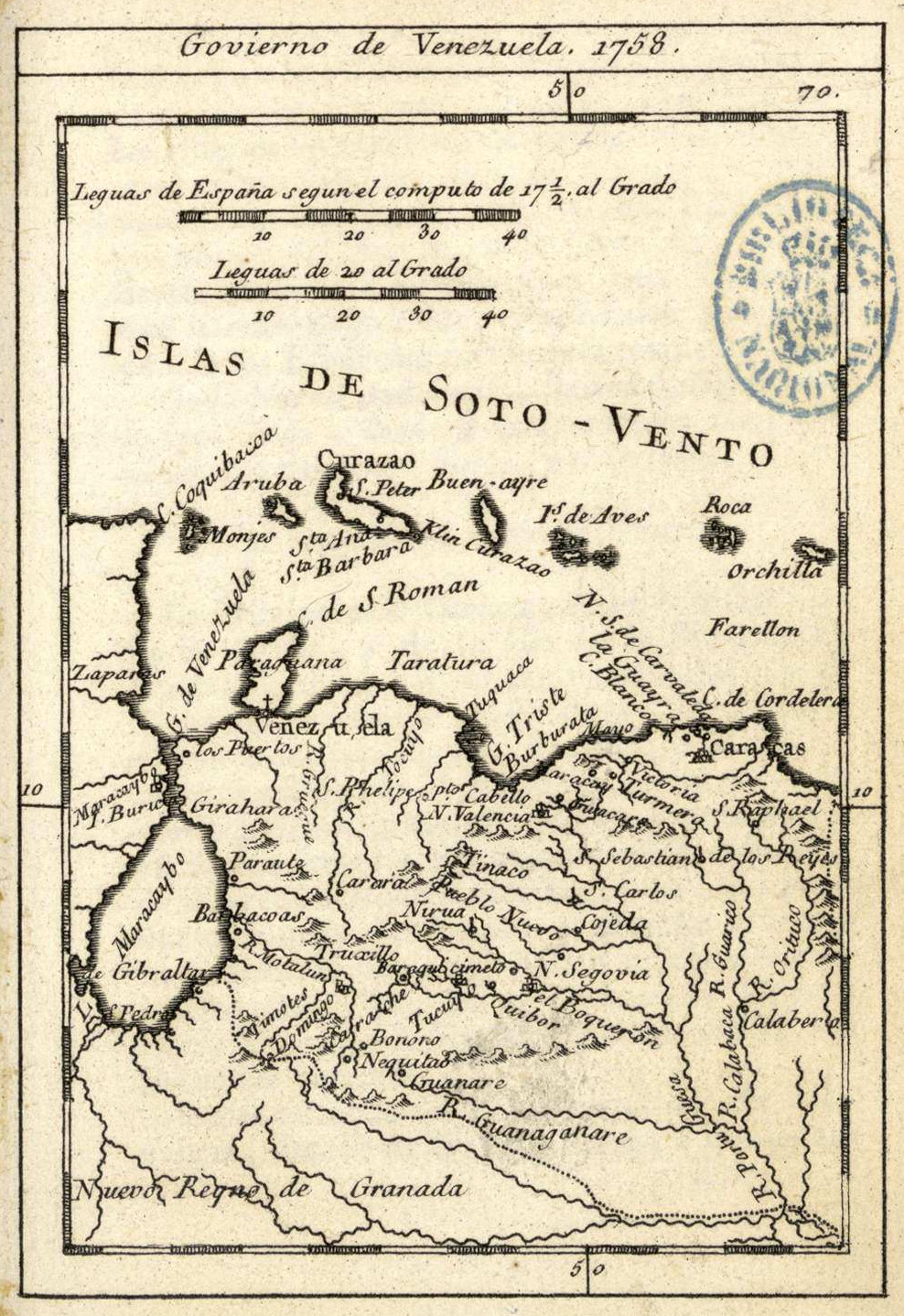 Govierno de Venezuela;1758.