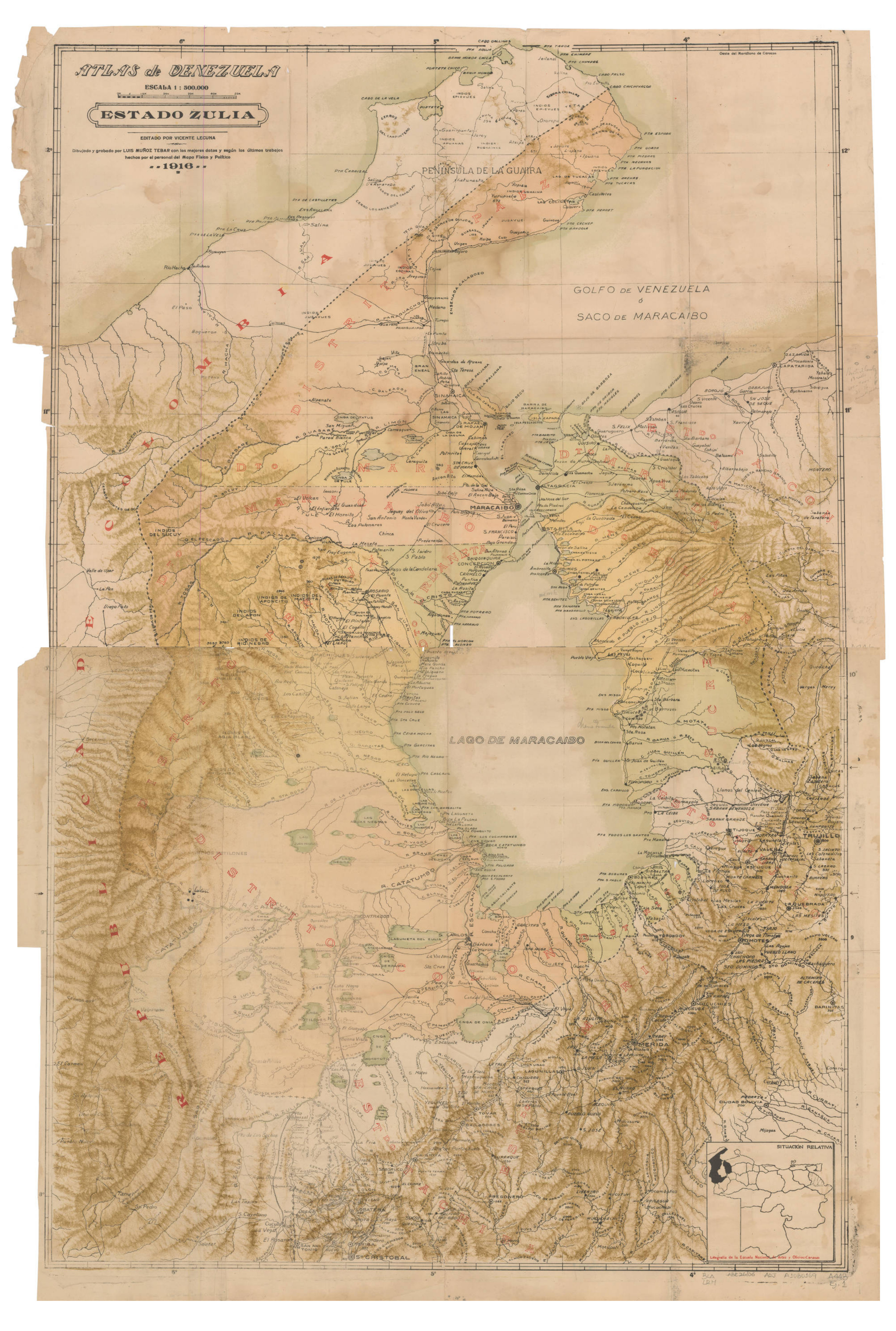 ATLAS de VENEZUELA ESTADO ZULIA