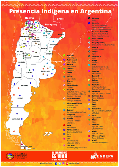 Presencia indígena en Argentina