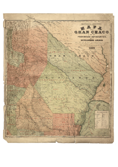 Mapa del Gran Chaco y Provincias Adyacentes.