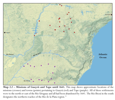 Missions of Guayrá and Tape until 1641