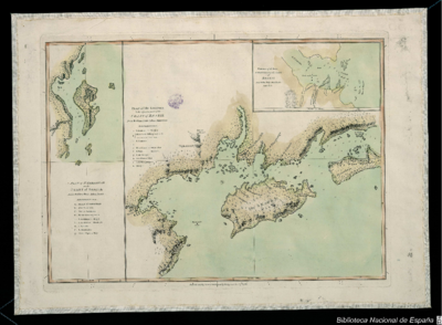 PLAN of the Isle GRANDE & the adjacent parts of the COAST of BRAZIL