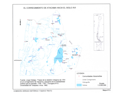 Fases de la rebelión indígena de 1781 en el corregimiento de Atacama y esquema de la inestabilidad política que la precede 1749-1781