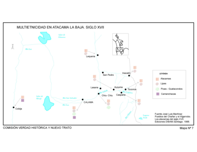 Pueblos del Chanar y el Algarrobo. Los Atacamas del Siglo XVII.