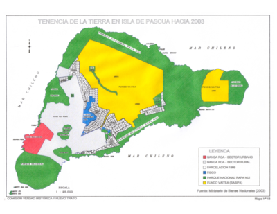Tenencia de Tierra en Isla de Pascua hacia 2003