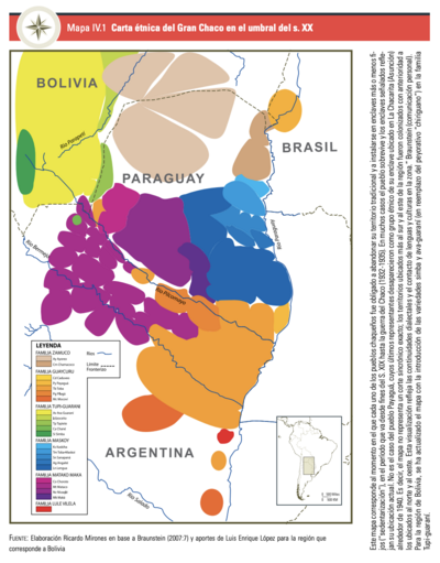 CARTA ETNICA DEL GRAN CHACO EN EL UMBRAL DEL S.XX