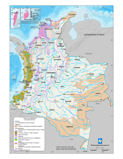 Mapa de diversidad étnica