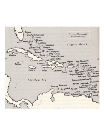 The Taino names of the Caribbean islands based on Jalil Sued-Badillo