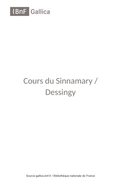 Cours du Sinnamary