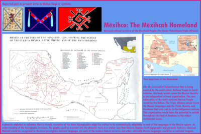 Mexico at the time of the conquest (1519), showing the extent of the Culhua Mexica (Aztec Empire) and of the Maya holdings