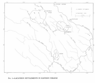 Lacandon Settlements in Eastern Chiapas