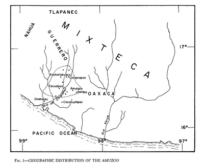 Geographic Distribution of the Amuzgo