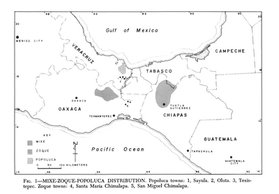 Mixe-Zoque-Popoluca Distribution