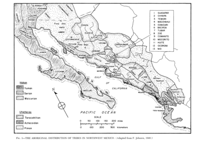 The Aboriginal Distribution of Tribes in Northwest Mexico