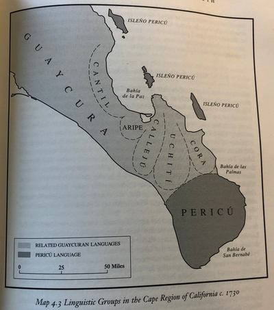 Linguistic Groups in the Cape Region of California