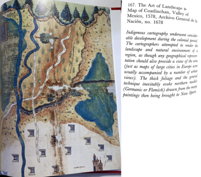 Map of Coatlinchan, Valley of Mexico, 1578, Archivo General de la Nación, no. 1678