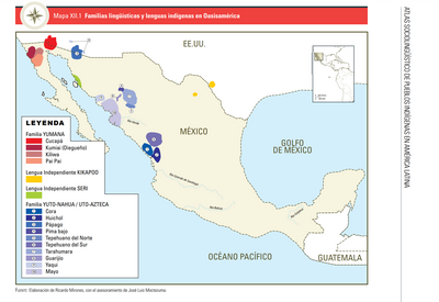 FAMILIAS LINGUÍSTICAS Y LENGUAS INDÍGENAS EN OASISAMÉRICA